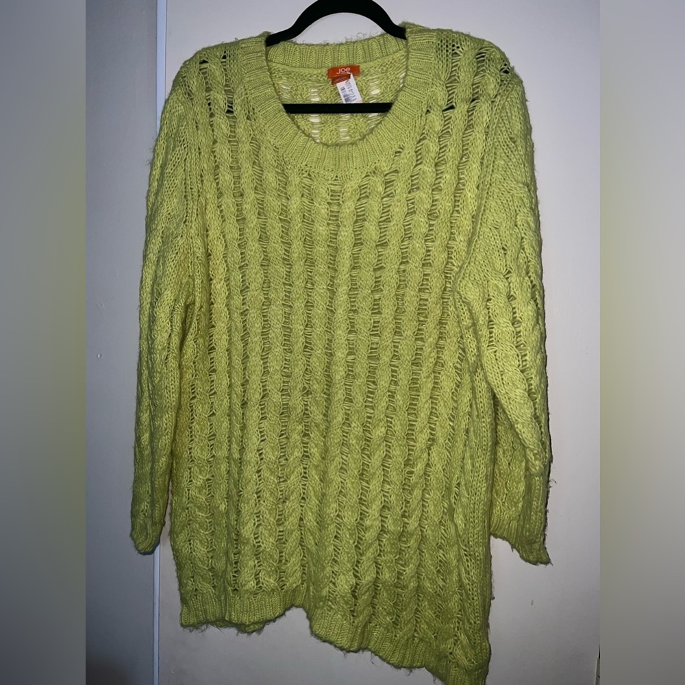 Lime green casual sweater